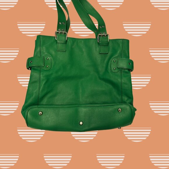 Marc Jacobs Green Leather Stella Tote - Picture 3 of 9